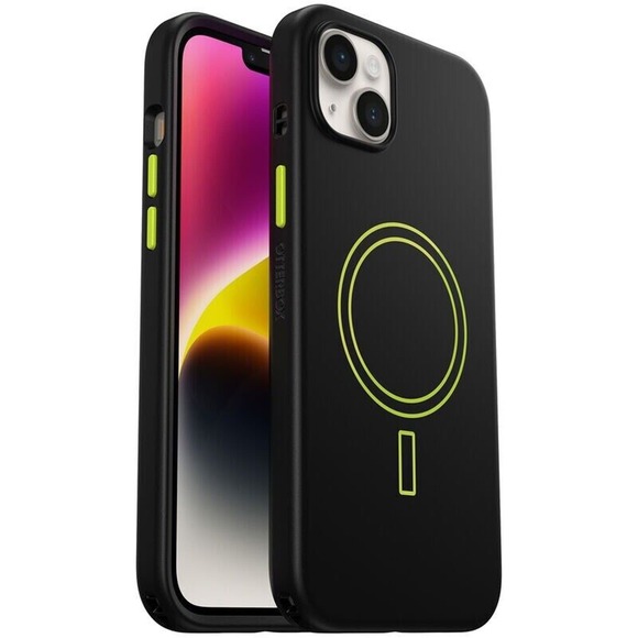 Aneu iPhone 14 Plus Case for MagSafe In Black And Yellow